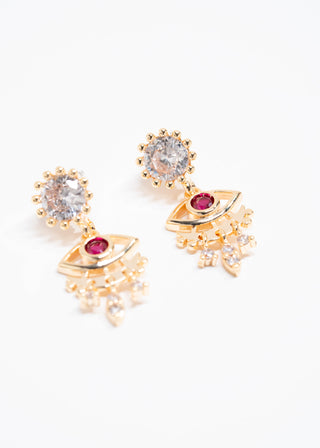 Püsküllü Göz Küpe