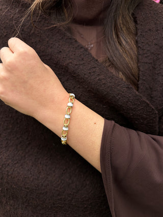 Kahire Bileklik - Beyaz Taşlı