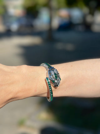 Bvl Watch Silver Green