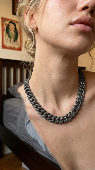 MonoRA Chain Siyah Kolye