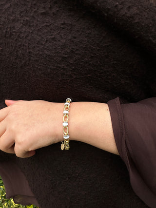 Kahire Bileklik - Beyaz Taşlı