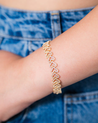 İçi Boş Kalpli Bileklik