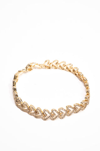 İçi Boş Kalpli Bileklik