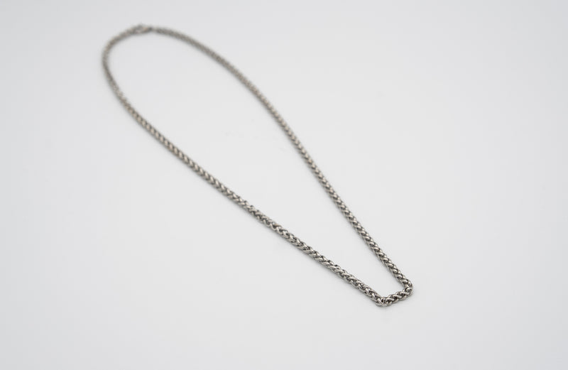 Beyaz Altın Kaplama Erkek Zincir