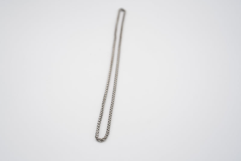 Beyaz Altın Kaplama Erkek Zincir