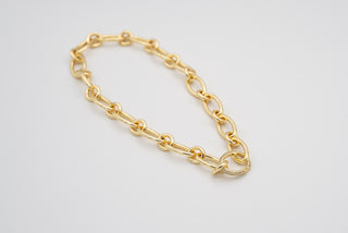 Ra Elips Taşlı Kolye