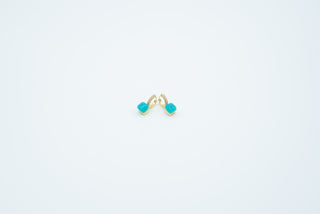 Pomera Turkuaz Küpe