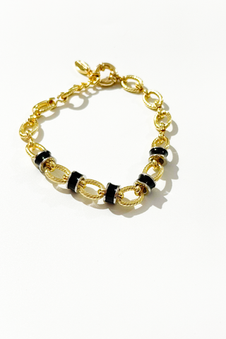 Kahire Bileklik - Siyah Taşlı