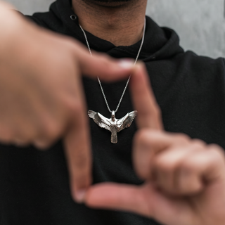 Silver Eagle Kolye