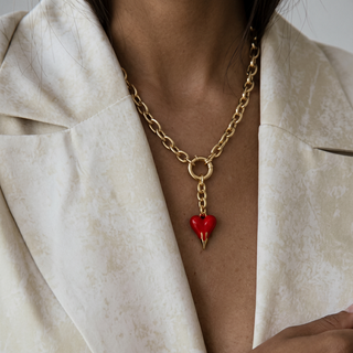 Red Heart Kolye