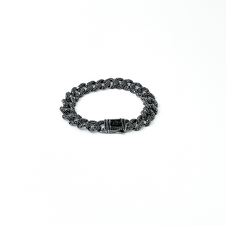 MonoRA Chain Siyah Bileklik