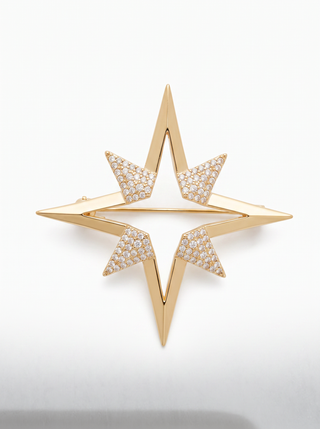 Broş Star Gold