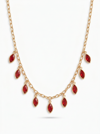 Liora Red Kolye