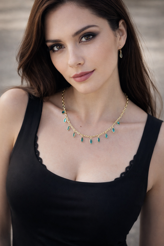 Liora Aqua kolye