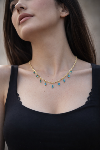 Liora Aqua kolye