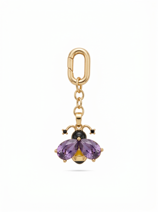 Purple Bee Bikini Charm