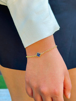 Clover Blue Bileklik
