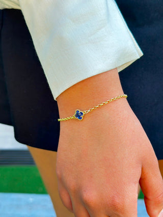 Clover Blue Bileklik